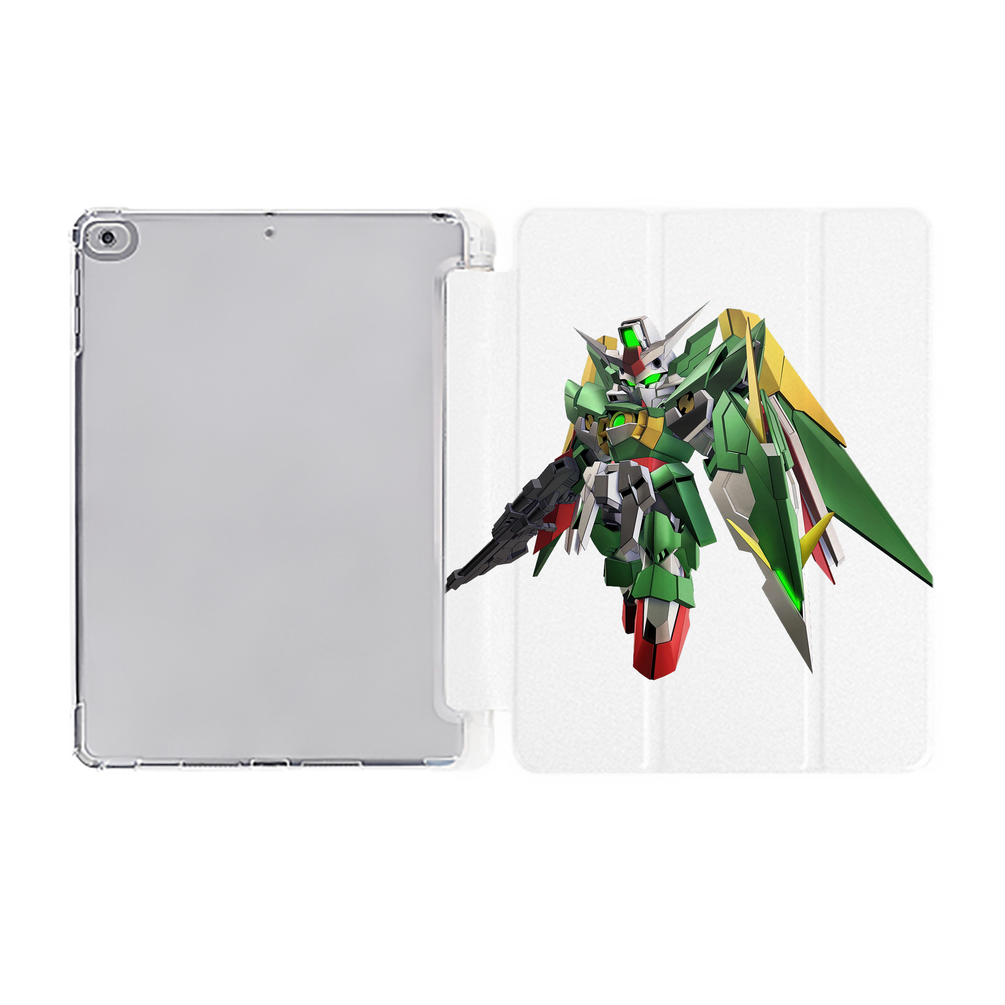 （画像用） 機動戦士ガンダム Mobile Suit Gundam IPad ケース ペン収納付き 三つ折りスタンド PUレザー×シリコン 対応機種9.5/10.5/10.9インチ